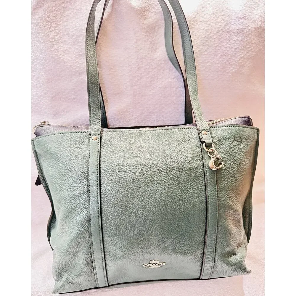 Coach leather may